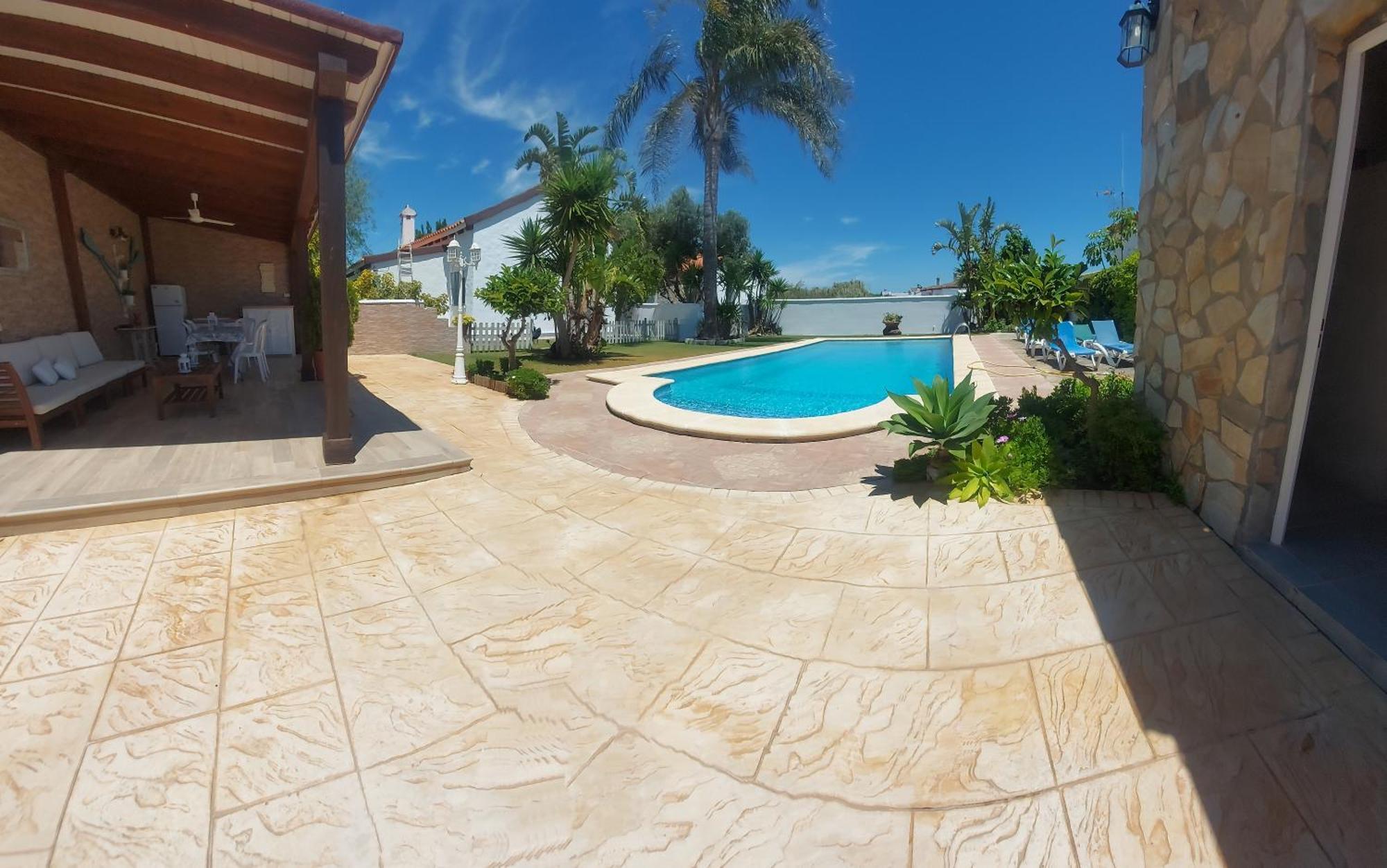 Chalet La Huerta Con Piscina Y Wifi Conil De La Frontera Exterior photo